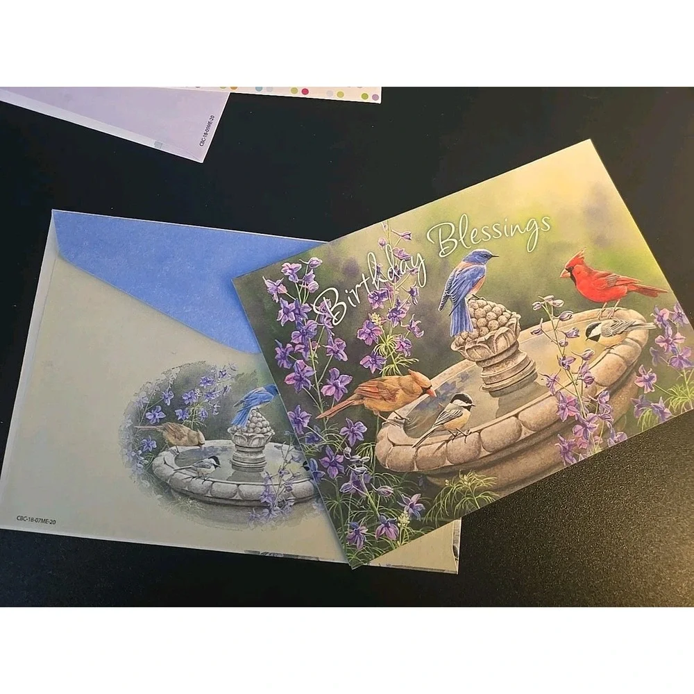 7 Salesian Missions Matching Paper Birthday Cards / Envelopes  6.5